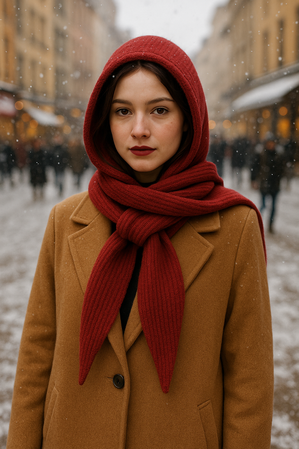 Capuche en Maille Élégante