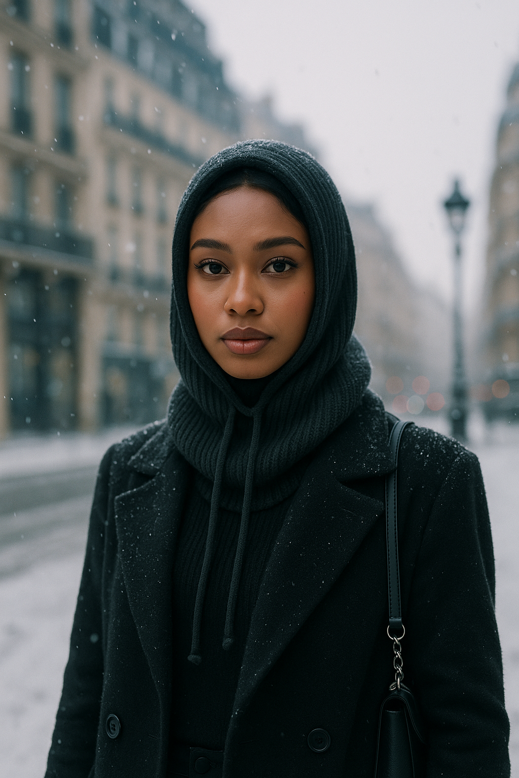 Capuche d’Hiver Parisienne.   Offre Spéciale: 2 Achetés 1 Offert