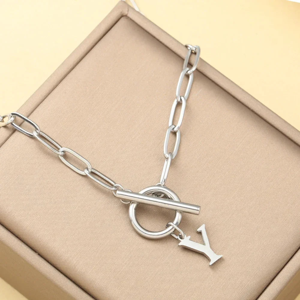 Chaine Signature Élégante Argent