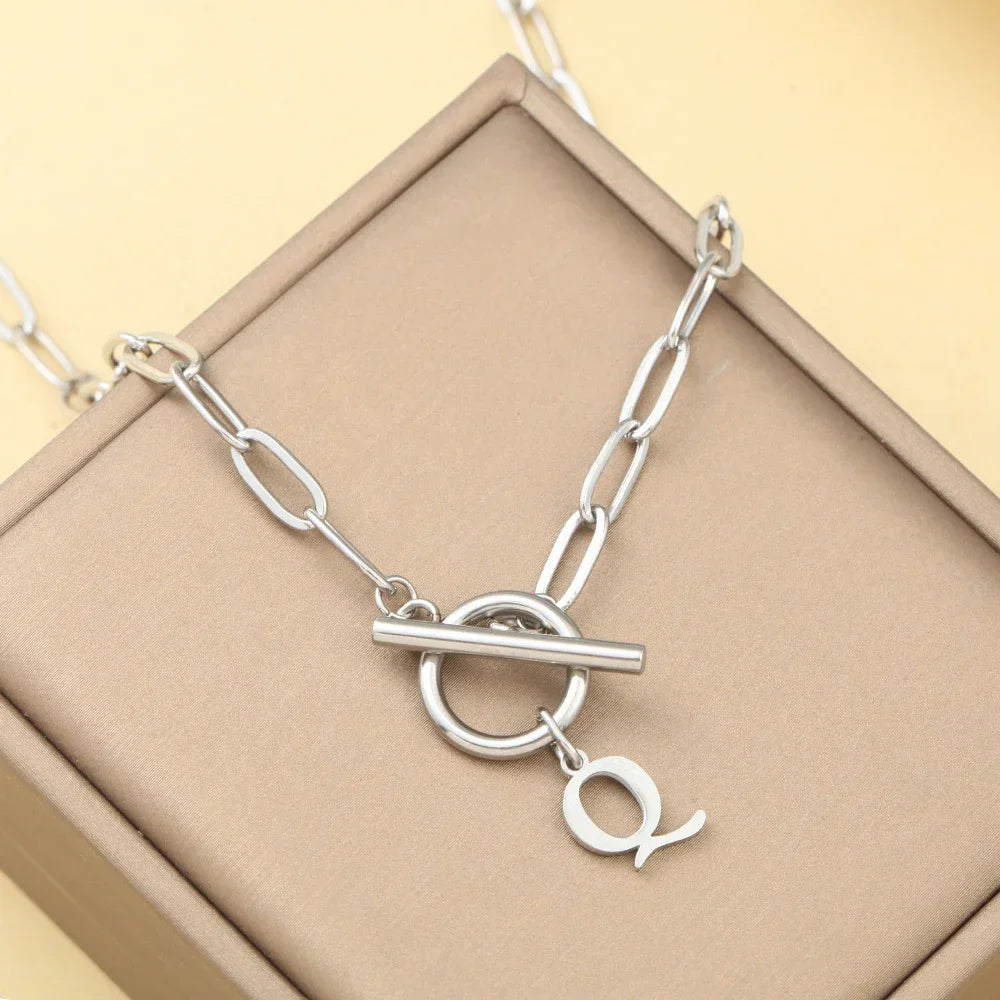 Chaine Signature Élégante Argent