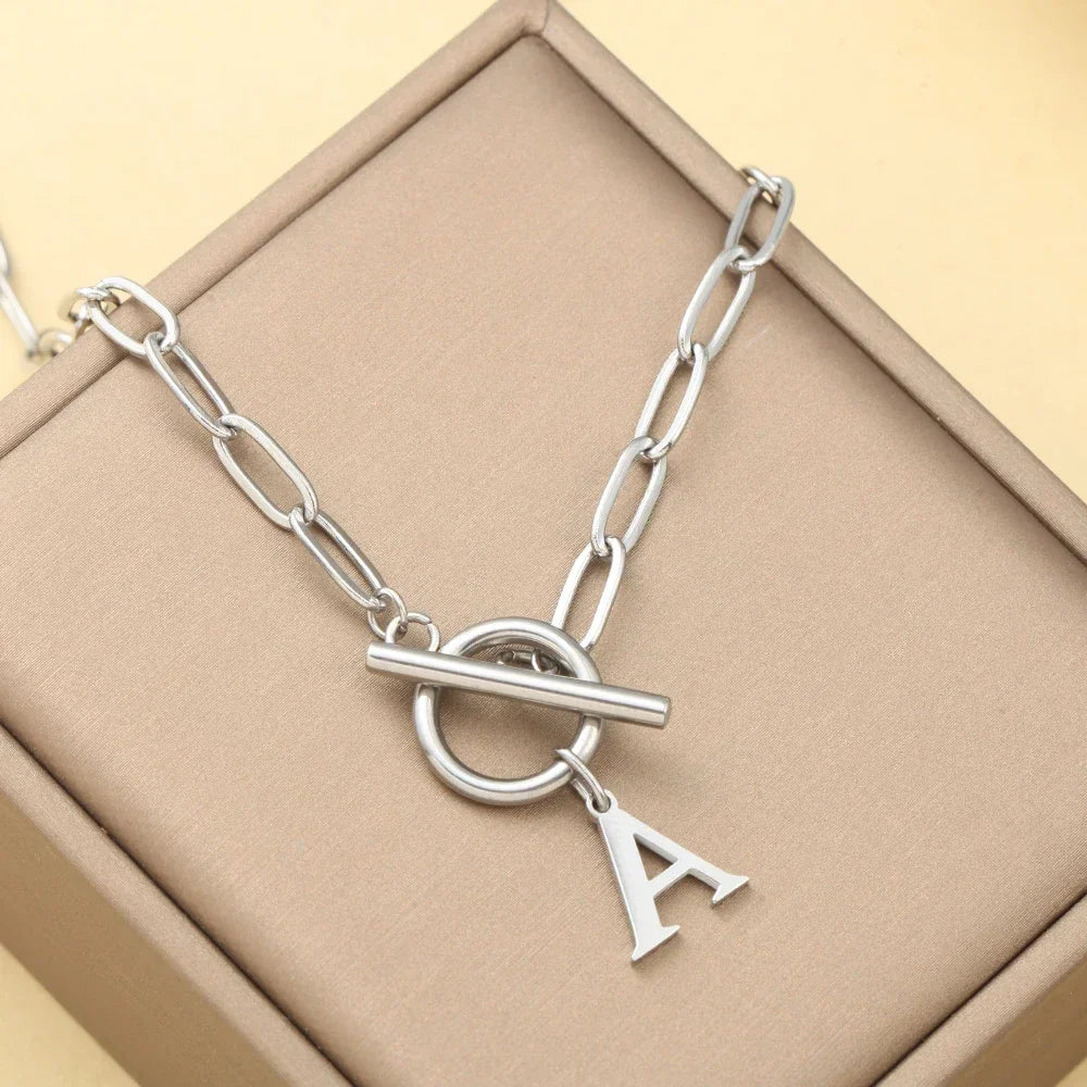 Chaine Signature Élégante Argent