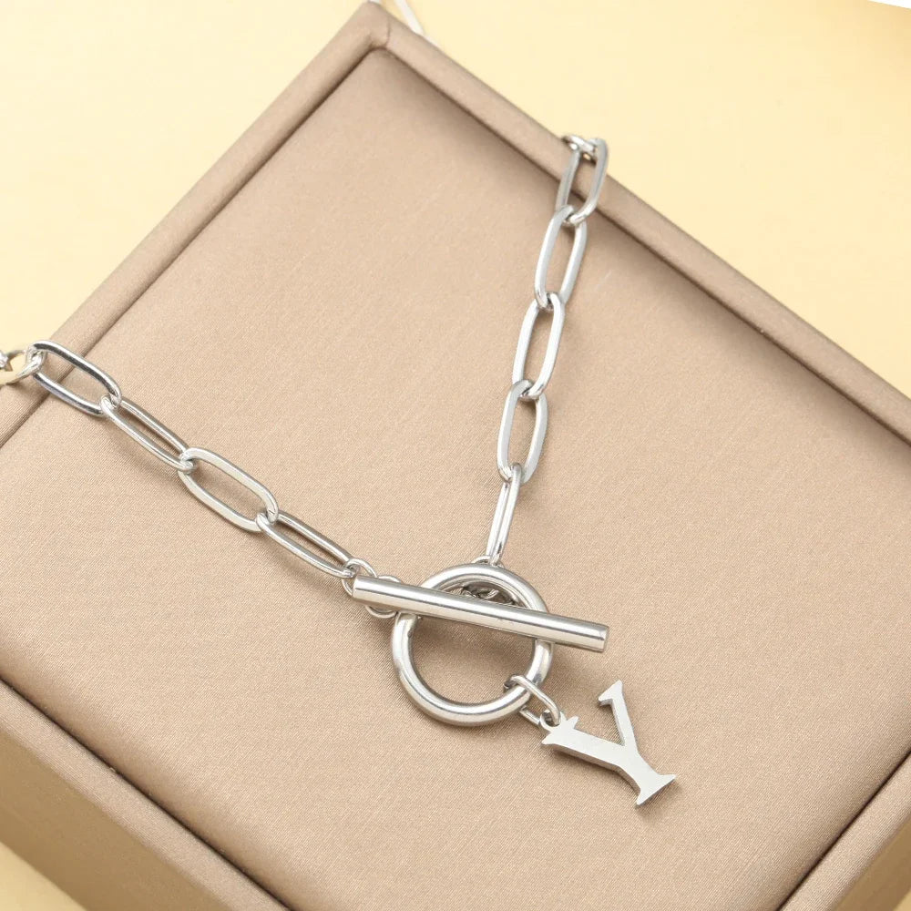 Chaine Signature Élégante Argent