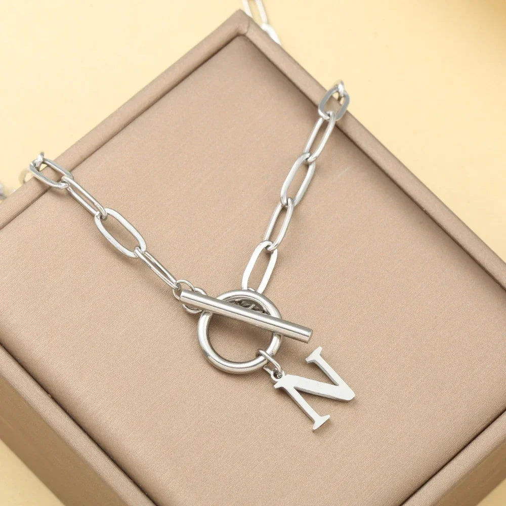 Chaine Signature Élégante Argent