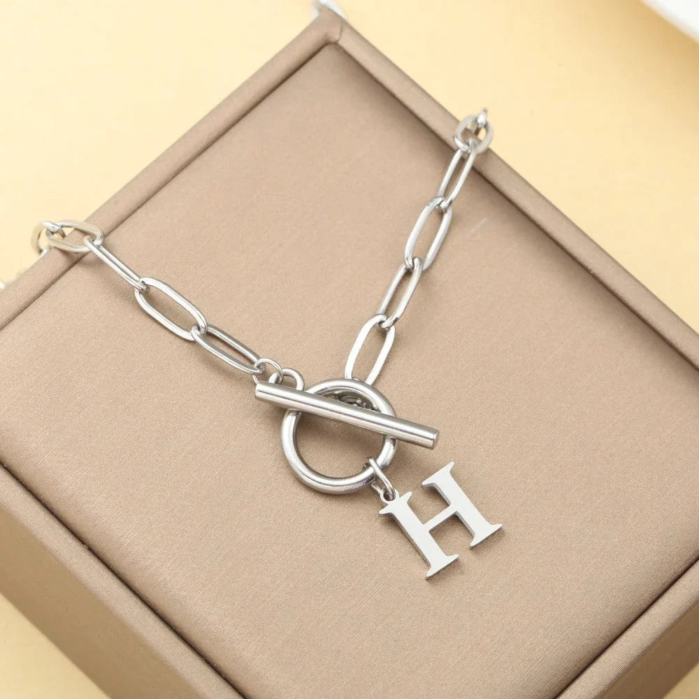 Chaine Signature Élégante Argent