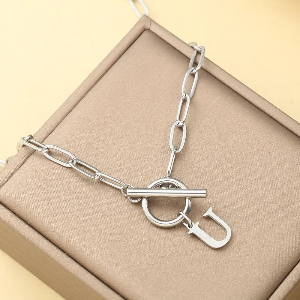 Chaine Signature Élégante Argent