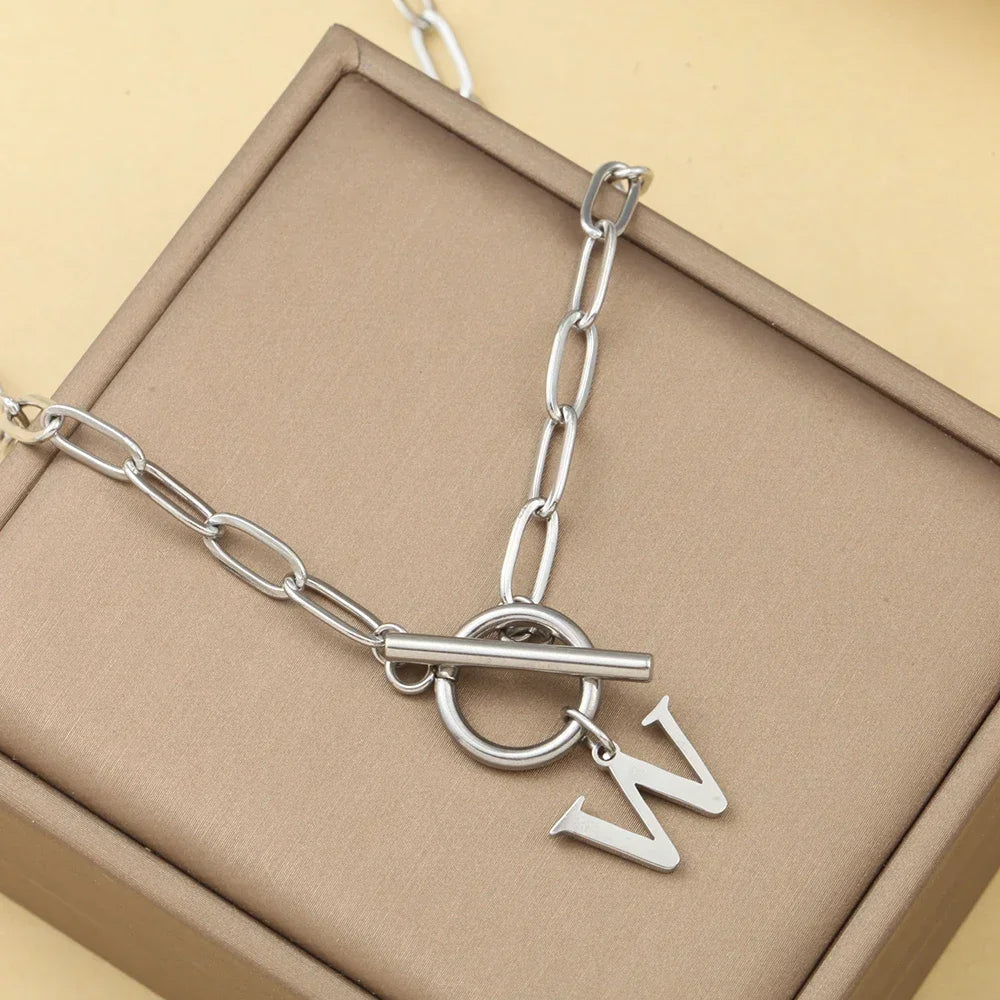 Chaine Signature Élégante Argent