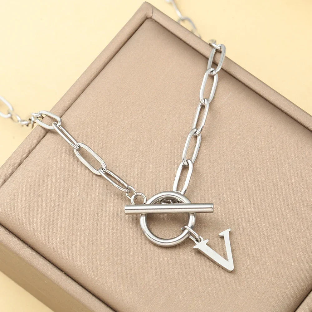 Chaine Signature Élégante Argent